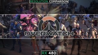 RX 480 | FX-8320 Overwatch (Resolution Comparison) (1080p60FPS)