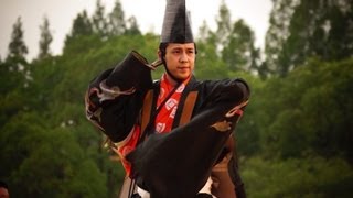 天神祭宵宮祭2013~奉納水上薪能、『三番叟』