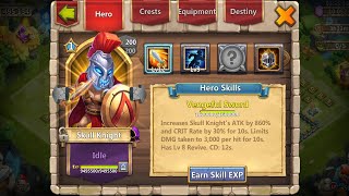 New talent | 9/9 Stealth | Skull Knight | Castle Clash
