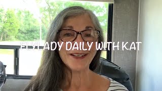 MONDAY DAILY \\ FLYLADY WITH KAT \\ WEEKLY HOME BLESSING HOUR \\ ZONE 4