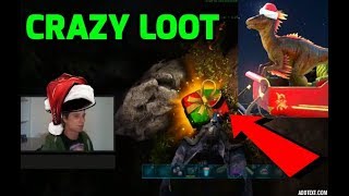 EPIC LOOT - RAPTOR SANTA & GOTCHA WINTER WONDERLAND - Official PvP Ark Survival