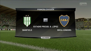 BANFIELD VS BOCA JUNIORS | FIFA 17 PS4