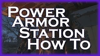 POWER ARMOR STATION HOW TO; Fallout 4 - The Basics on Repairing and Modding Your Power Armor