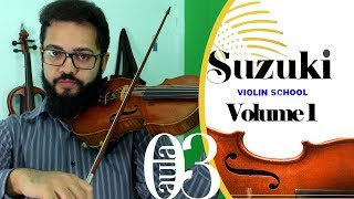 Exercício para descer os dedos rapidamente | Aulas de Violino Online | SUZUKI vol. 1 #3
