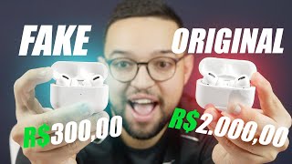 AIRPODS PRO FALSOS DE 300 REAIS COM CANCELAMENTO DE RUÍDO!! SERÁ QUE PRESTA?