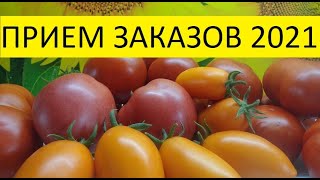 Прием заказов на семена томатов 2021 года.