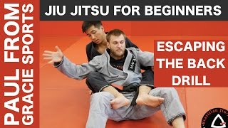 How To Escape Back Mount Position In BJJ: Gracie Jiu Jitsu For Beginners