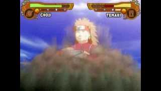 Naruto Ultimate Ninja 5 Choji vs Temari