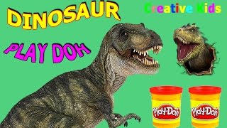 Hướng dẫn nặn Chú Khủng Long bằng Đất nặn Play Doh - Building Dinosaur with Play Doh
