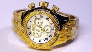Invicta 17429 Bolt Swiss Made Gold Watch