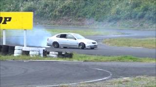 女性ドライバー　タービン交換　最初から最後まで３速のみのドリフトです JZS161 アリスト
