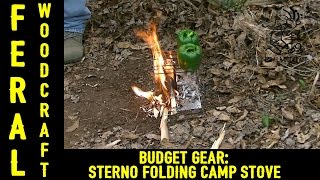 Budget Gear: Sterno Folding Camp Stove