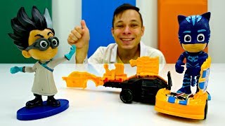 Игры с доктор Ой - Чиним машину Кэтбоя Герои в масках