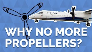 Why are propeller planes so rare?