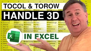 Excel TOCOL Handles 3D References And Ignores Errors - 2474