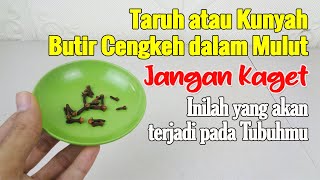 BIKIN GEGER... KUNYAH 2-3 BUTIR CENGKEH SELAMA BEBERAPA MENIT, LIHAT APA YANG TERJADI PADA TUBUHMU