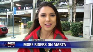 More riders on MARTA following I-85 collapse