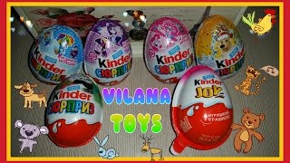 Распаковка шоколадных яиц "KINDER СЮРПРИЗ"