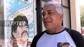 ‘He continues to help’ - Business flourishing outside Maradona’s burial site in San Miguel