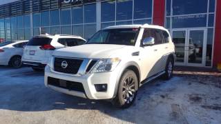 2017 Nissan Armada Platinum pearl white - Sherwood Nissan