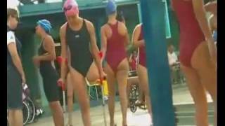Amputee swimming
