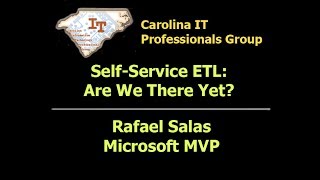 May 2015 - Self-Service ETL