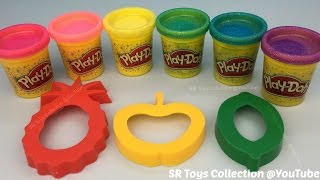 Play Doh Sparkle with Fruits Molds Fun for Kids