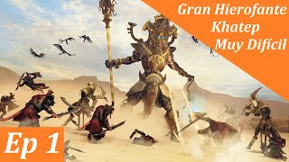 Total War: WARHAMMER 2 - Campaña Imperios Mortales con Khatep - Muy dificil - Ep 1