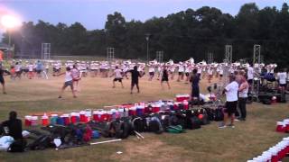 Carolina Crown Rach Star stopped by lightning