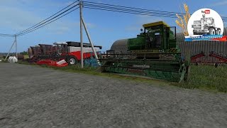 FS-17! 2 день на карте "Будни Тракториста". Уборочная