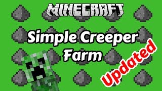 Improved Creeper Farm for Minecraft 1.12/1.13