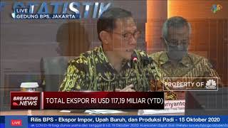 September, Neraca Dagang RI Surplus USD 2,44 Miliar