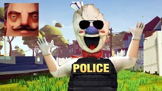 Hello Neighbor - My New Neighbor Ice Scream 2 Rod Police Act 2 Gameplay Walkthrough