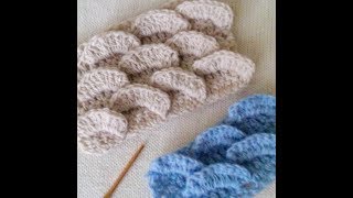 МК . Вязание крючком. Узор 3D Долька
