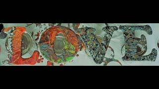 #66 TUTORIAL ACRILICOS FLUIDOS - "Love" - En Español (Acrylic Pouring)