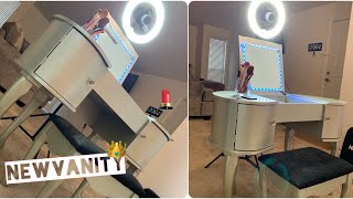MY NEW MAKEUP VANITY FROM WAYFAIR | VANITY TOUR