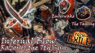 Dual Seventh Sun Infernal Blow with The Taming and Emberwake - Breach killer - Path of Exile build