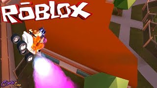 ESCAPAMOS DE PRISIÓN VOLANDO | JAILBREAK ROBLOX | CRYSTALSIMS