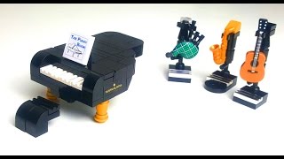 How to build a Lego Grand Piano