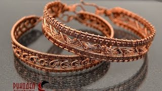 Плетение браслетов из проволоки в технике Wire wrap