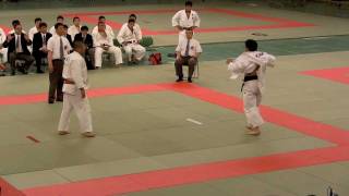決勝 副将　王子谷剛志 VS 百瀬優　2011 東京学生柔道優勝大会