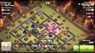 Estrategia para arrasar un th 9 en guerra COC