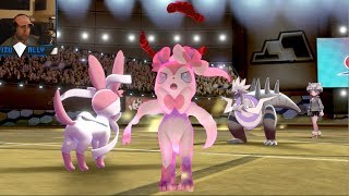 Sylveon's PIXILATE Master Ball Pokemon Sword Shield WiFi Battles