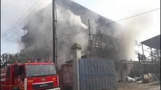 Fire breaks out in a cloth factory in Maharashtra’s Bhiwandi