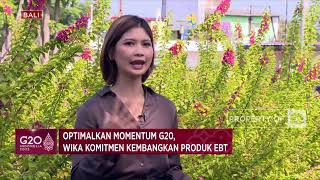Optimalkan Momentum G20, WIKA Komitmen Kembangkan Produk EBT