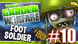 Учусь играть в Plants vs Zombies Garden Warfare - WELCOME MAT - Foot Soldier
