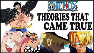 Top 5 One Piece Theories That Actually Came True | Ch. 846+