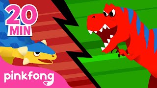 Anquilosaurio y muchas más | Canciones y Cuentos de Dinosaurios | +Recopilación | Pinkfong