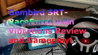 Gembird STR Raceforce usb steering wheel Full Review and Gameplay!