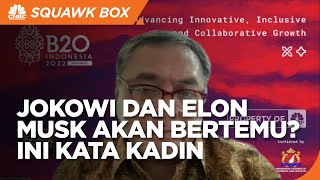 Bocoran Kadin Soal Rencana Pertemuan Jokowi dengan ELon Musk